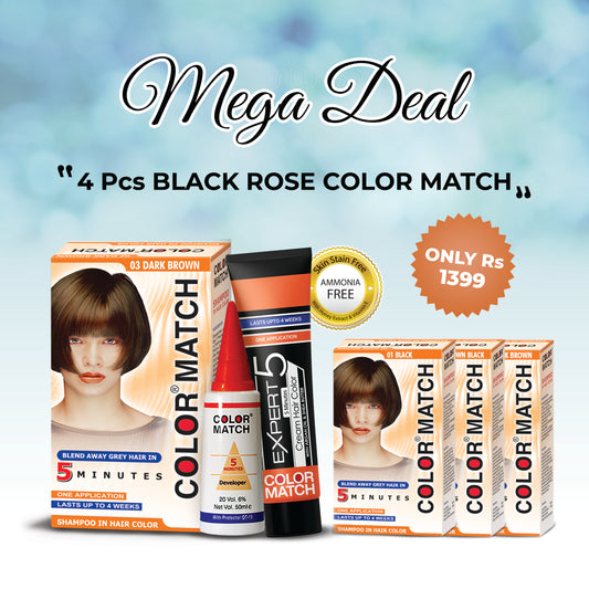 Buy 4 pieces of Black Rose Color Match - Blackrosecolorexperts