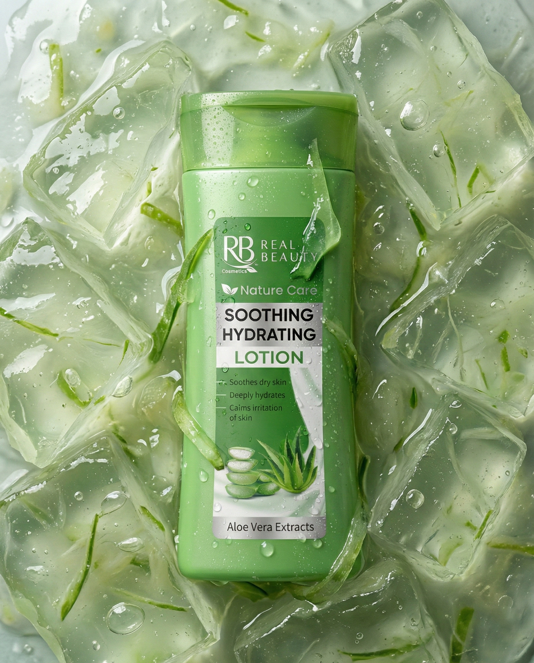 Real Beauty Soothing Hydrating Lotion – Aloe Vera Extracts