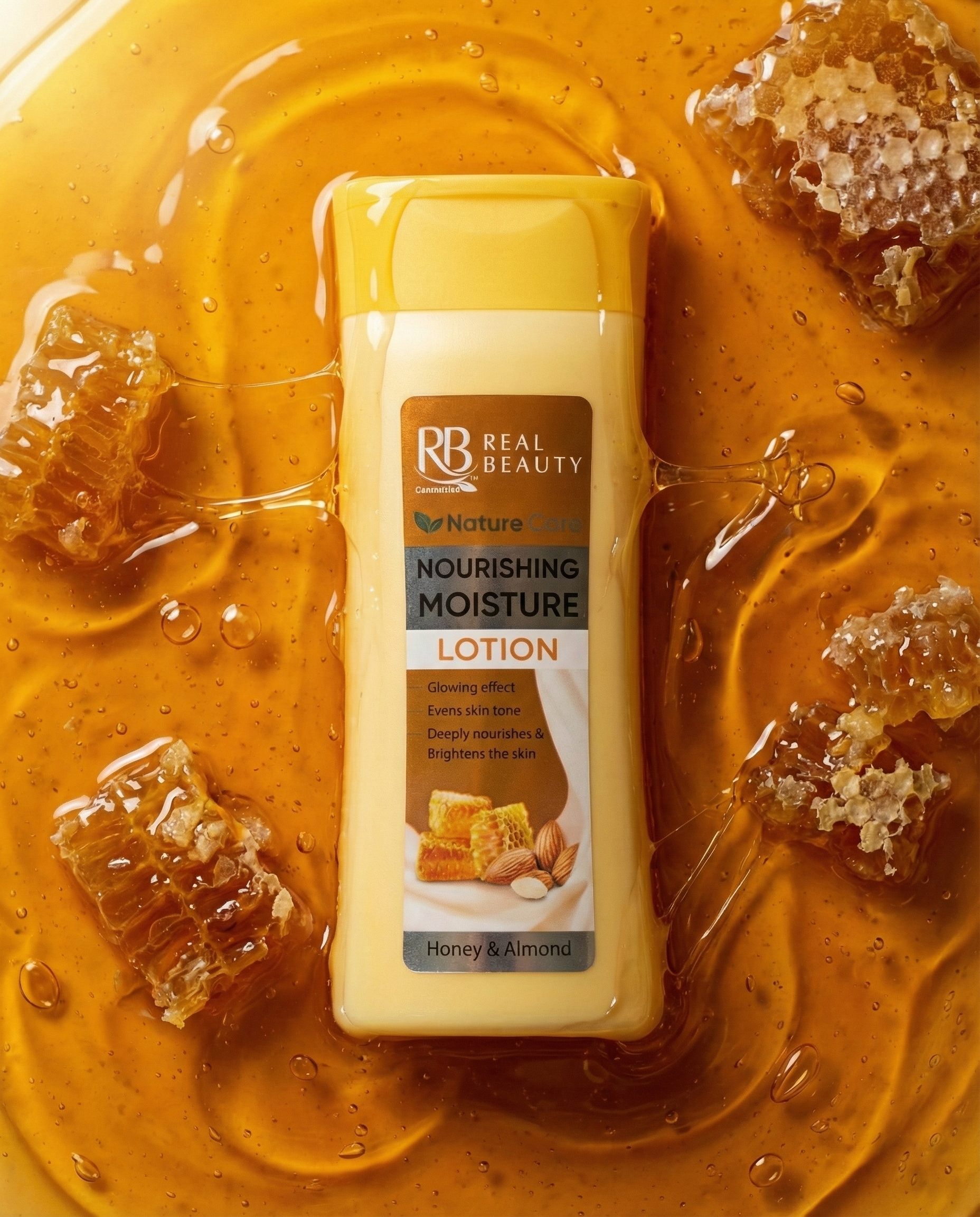 Real Beauty Nourishing Moisture Lotion – Honey & Almond