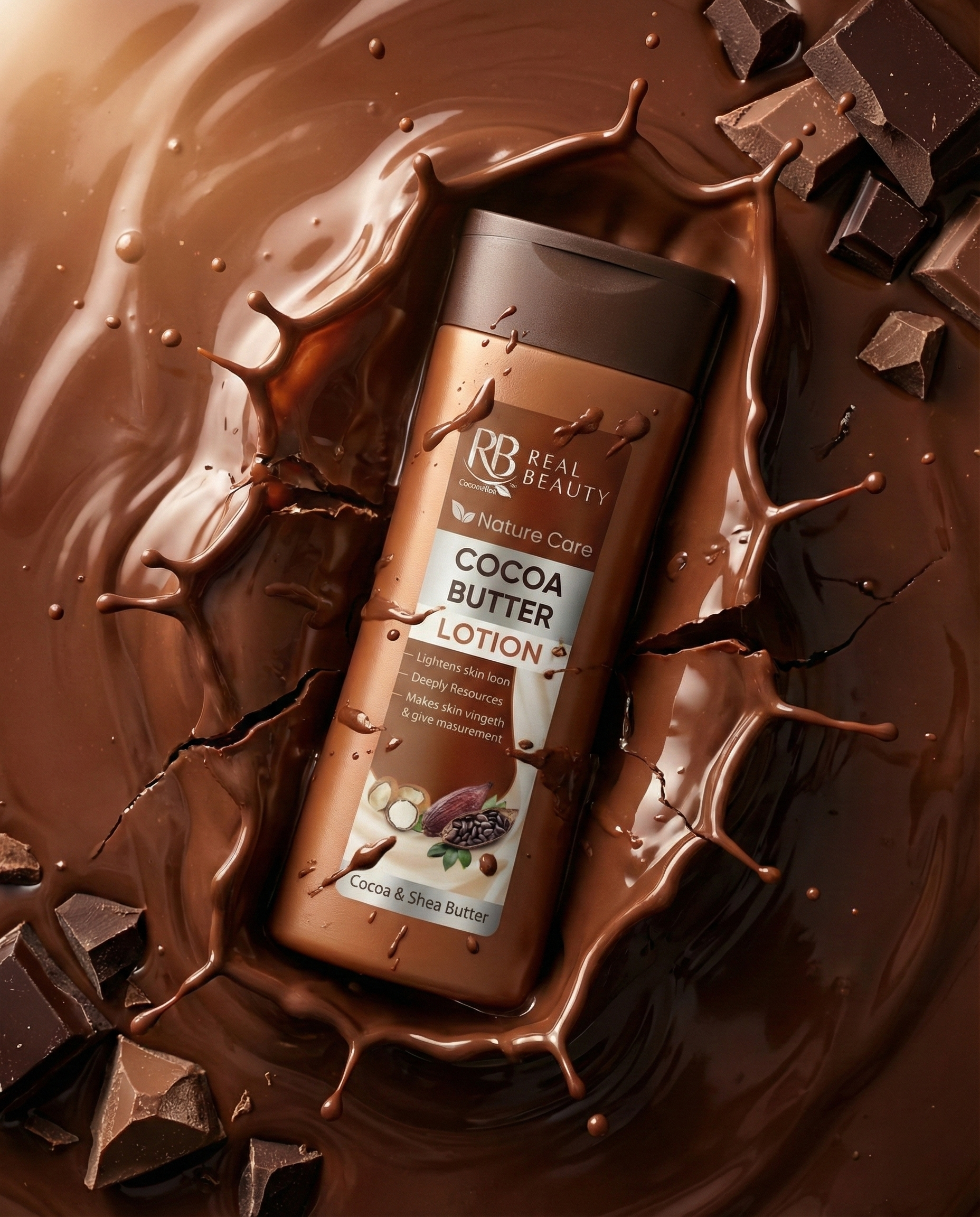 Real Beauty Cocoa Butter Lotion – Cocoa & Shea Butter