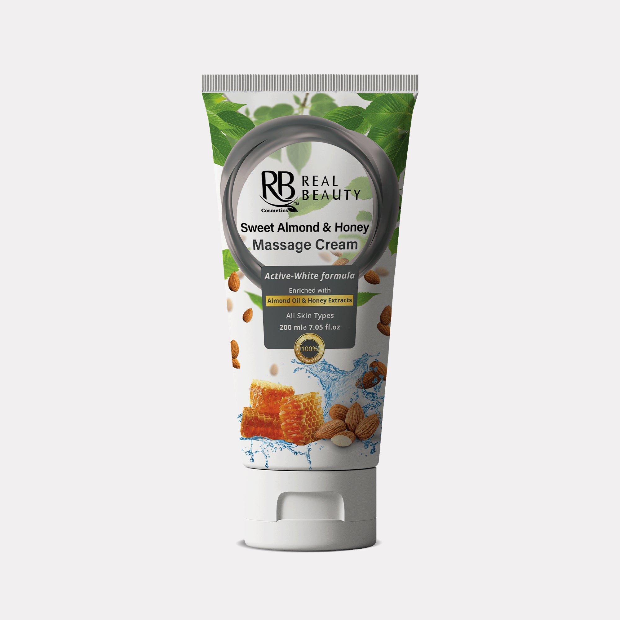 Sweet Almond & Honey Massage Cream - RB Cosmetics