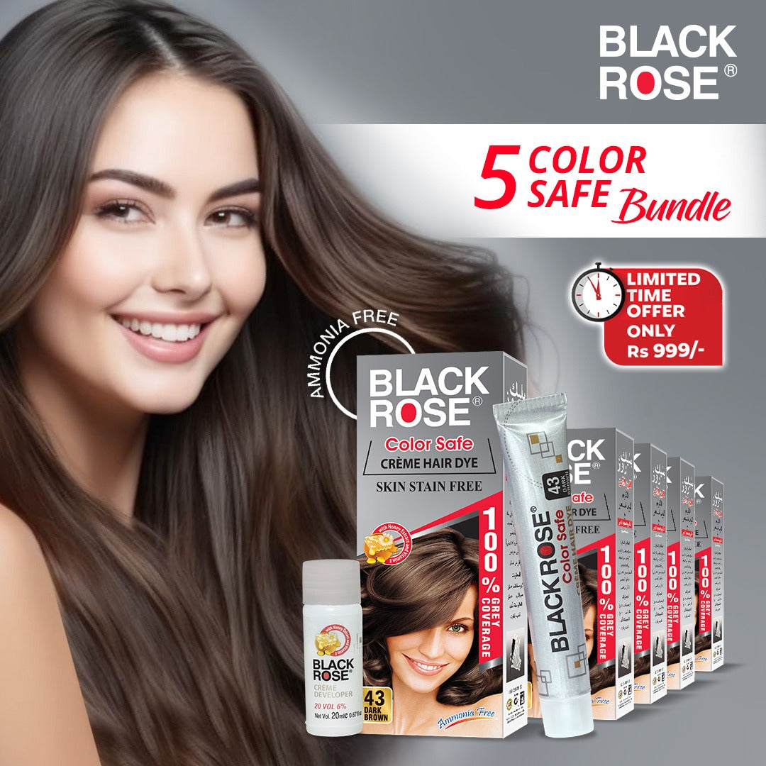 Safe Deal: 5 PCs Black Rose Color – Save Big