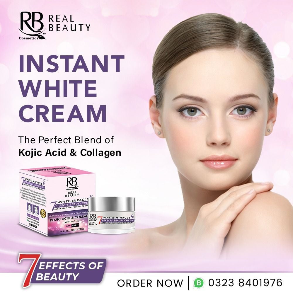 7 Effects Beauty Cream – Bright & Youthful Skin with Kojic Acid & Collagen