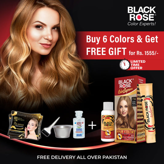 Color Supreme 6-Piece Set with Free Gifts – Rs.1555/- (Worth Rs.1990/-)