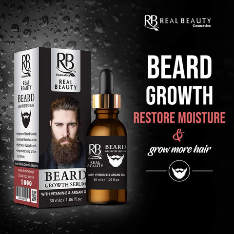 Beard Growth Serum for Beard and Mustache