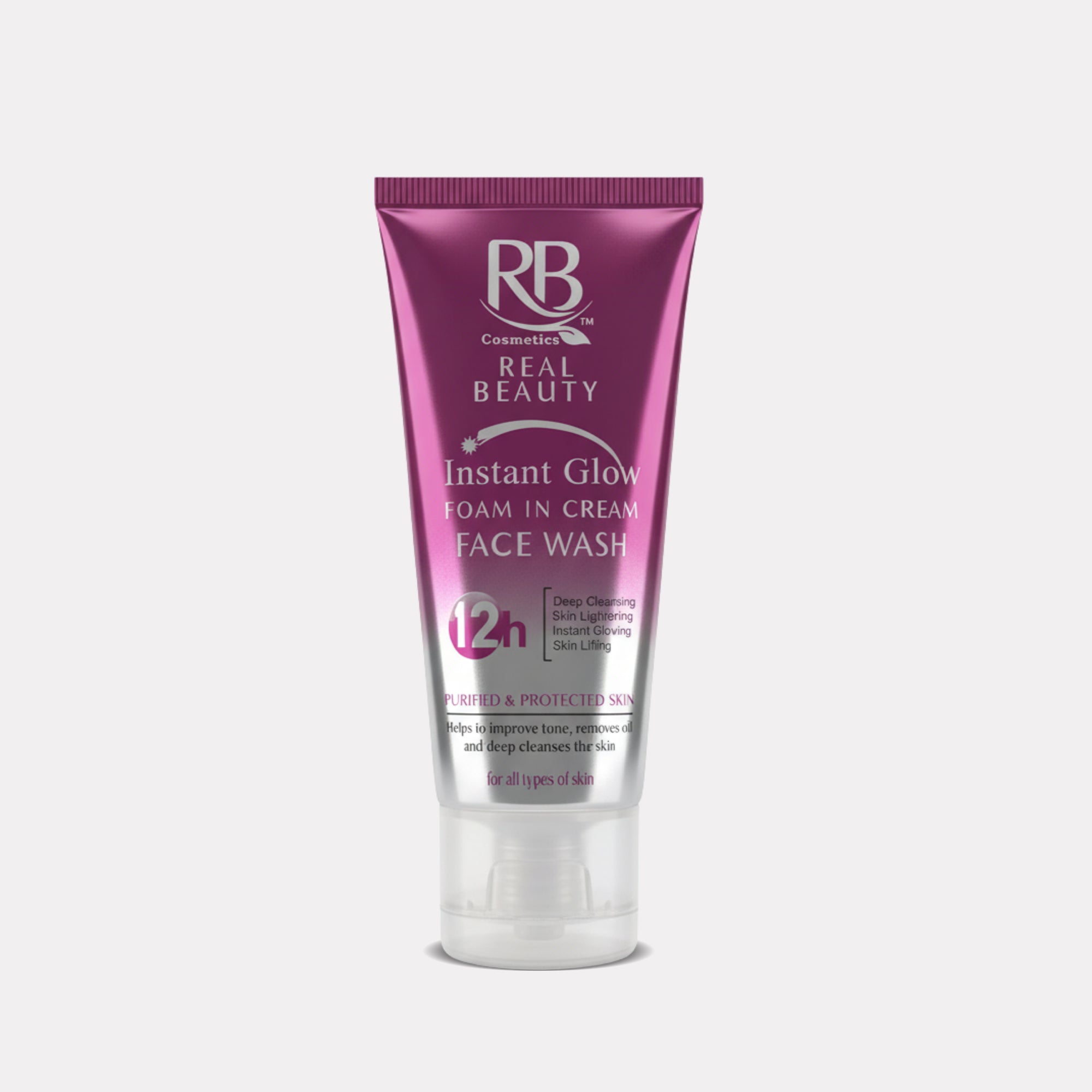 RB Instant Glow Foam-in-Cream Face Wash (12h)
