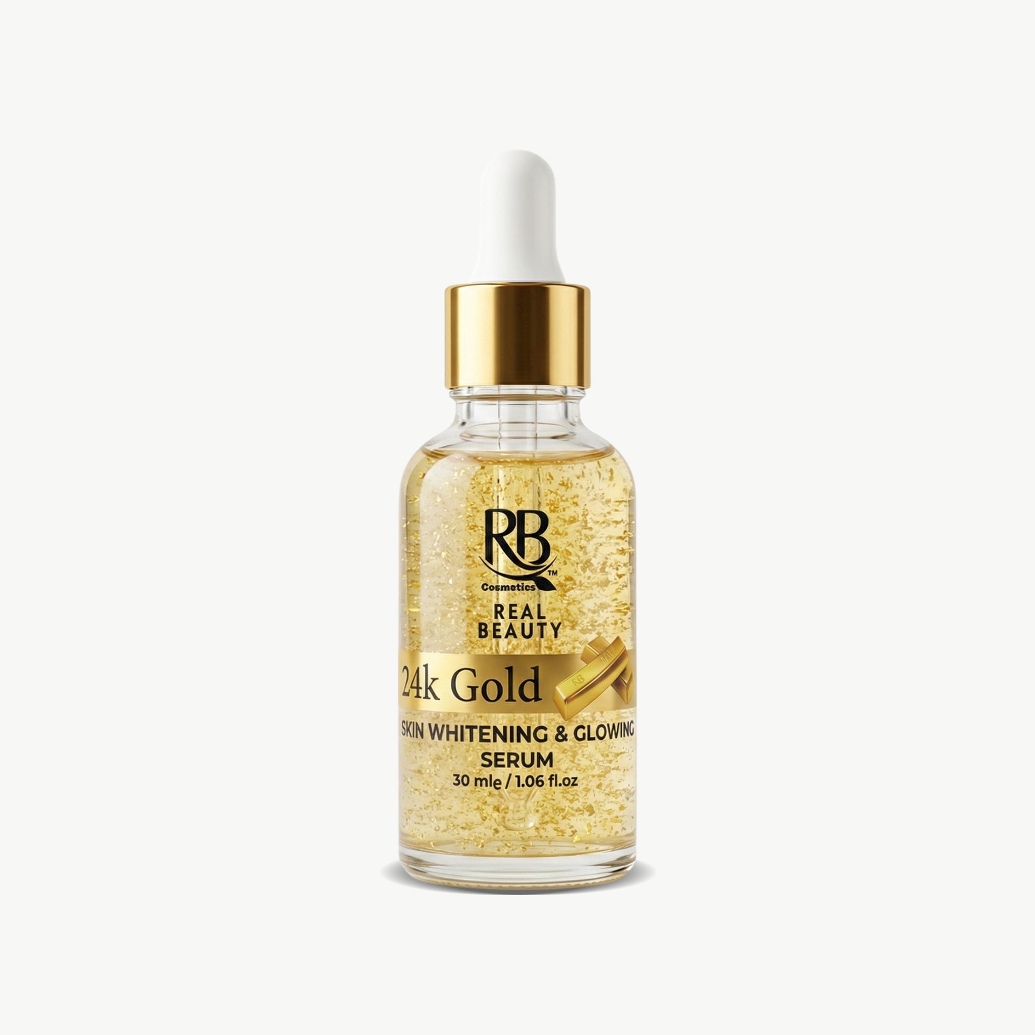 24K Gold Skin Whitening & Glowing Serum