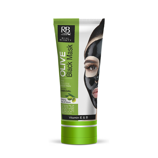 Olive Charcoal Black Mask RB - Blackrosecolorexperts